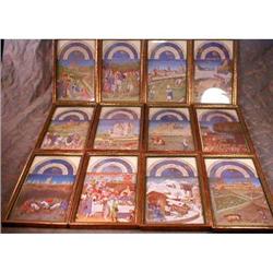Tres RICHES Heures 12 Framed Prints  ANTIQUE #2087169