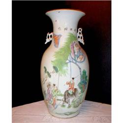 c. 1900 Chinese/Japanese Pottery Vase #2087192