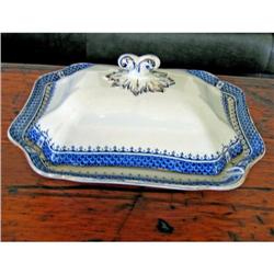 19th c Porcelain Covered Serving Dish B.S.&S. #2087196