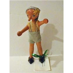 Early 20th century wooden boy doll  #2087199
