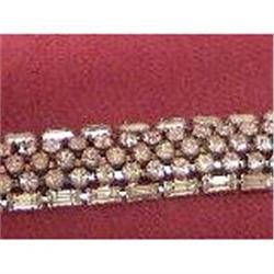 VERY NICE VINTAGE RHINESTONE BRACELCT #2087224