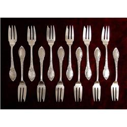 Set of twelve 0.800 Silver Forks #2087259