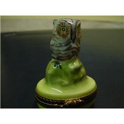 Authentic Owl Limoges box signed by artist #2087291