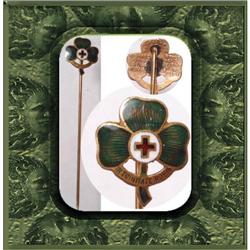 1850?s Guilloche enamel Prussian Stickpin  #2087307