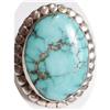 Image 1 : HUGE Sterling TURQUOISE RING #2087311