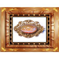 Vintage DECO Jelly Opal dragons breath brooch #2087315