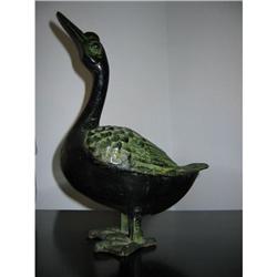 Japan metal duck sculpture!  #2087318