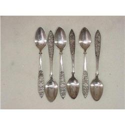 Silver Filigree Spoons Sku1682  #2087332