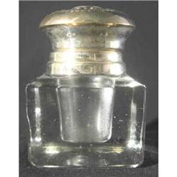 Sterling & Crystal Ink Well c1900 #2087379