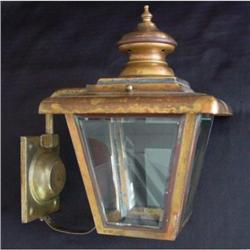 Brass wall lantern #2087421