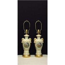 Pair porcelain  lamp #2087429