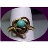 Image 1 : 14k Gold & Persian Turquoise Ring #2087473