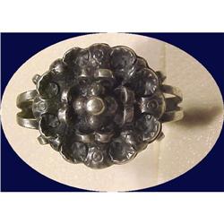 Unsual 900 Silver chrysanthemum Ring Hallmarked#2087480