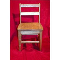Old Golden Oak Child's Chair (refinished)  #2087483