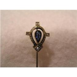 White Gold Sapphire and Diamond Stick #2087533