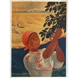 ORIGINAL 1930'S PRE-WW2 SOVIET IMAGE OF UKRAINE#2087542