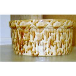 Brown Spatterware Yellowware Bowl #2087544