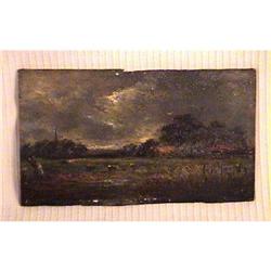 Gorgeous Antique Painting Signed By Alfred #2095840