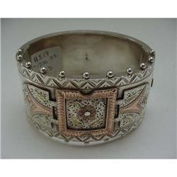 VJ Victorian Sterling Silver Bangle #2096040