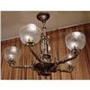 Arts & Crafts Figural Bronze Gasolier / #2096051