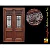 Antique, Double door with wrought iron, mint #2096109