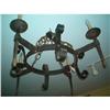 Image 1 : French Iron Chandelier 4 lights, rewired #2096291