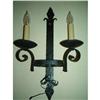 Image 1 : Pair of french wrought iron sconces #2096292