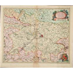 Map Comitatus Namurci Belgium Europe Visscher #2105828