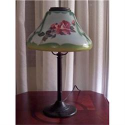 Antique Table Lamp With Handel Shade #2105979