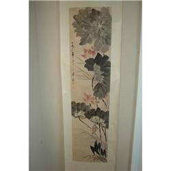 Chinese  Ink  On  Paper  Scroll  Painting #2105999