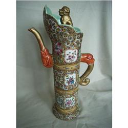 Chinese famille rose porcelain duomuhu #2106012