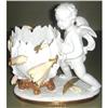 Image 1 : Outstanding! Cupid Objet d'art Porcelain Vase #2106135
