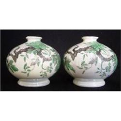 Shelley Lustre Vases, Mother of Pearl Glazed, #2106245