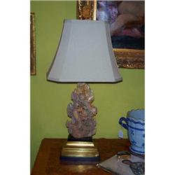 Phoenix Bird Soapstone Lamp #2106263