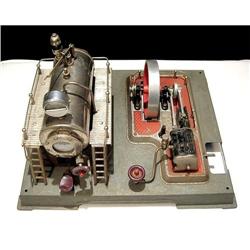 Miniature Antique Steam Engine Model  #2106304