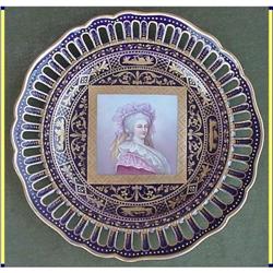 ROYAL VIENNA HP PORTRAIT PLATE MARIE ANTOINETTE#2106774
