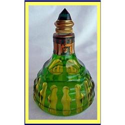 DECO PERFUME COLOGNE BOTTLE GUILLOCHE ENAMEL #2106794