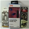 Image 1 : LOT OF 3 HEADPHONES INCLUDES JVC, MAXELL AND