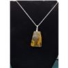 Image 1 : 6) BROWN FIRE CHERRY QUARTZ PENDANT