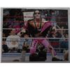 BRET HITMAN HART SIGNED PHOTO WWF