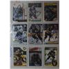 9 AUTOGRAPHED PITTSBURGH PENGIUNS HOCKEY CARDS