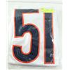 Image 1 : DICK BUTKUS XL CHICAGO BEARS WHITE JERSEY