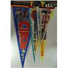 Image 1 : 5 VINTAGE PENNANT SOUVENIR FLAG BANNERS