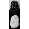 #24-WHITE JADE+BLACK CHINESE ZODIAC PENDANT