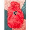 Image 1 : NEW ALL STAR REVERSIBLE DOG COAT FLAMES SZ LARGE