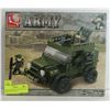 Image 1 : NEW SLUBAN SUV ARMY BUILDING KIT,(OUT OF STOCK )+