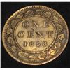 Image 1 : KEY DATE 1858 VICTORIAN CANADA LARGE CENT