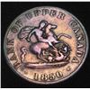 Image 1 : 1850 BANK OF UPPER CANADA 1/2 CENT TOKEN