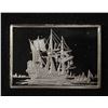 Image 1 : .925 SOLID STERLING SILVER INGOT W/FAMOUS SHIPS