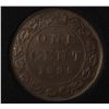 Image 1 : 1895 VICTORIAN CANADA LARGE CENT